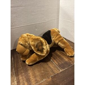 Kids Preferred Vintage 15" Plush‎ Puppy Dog Hound Dog Brown Black 2003